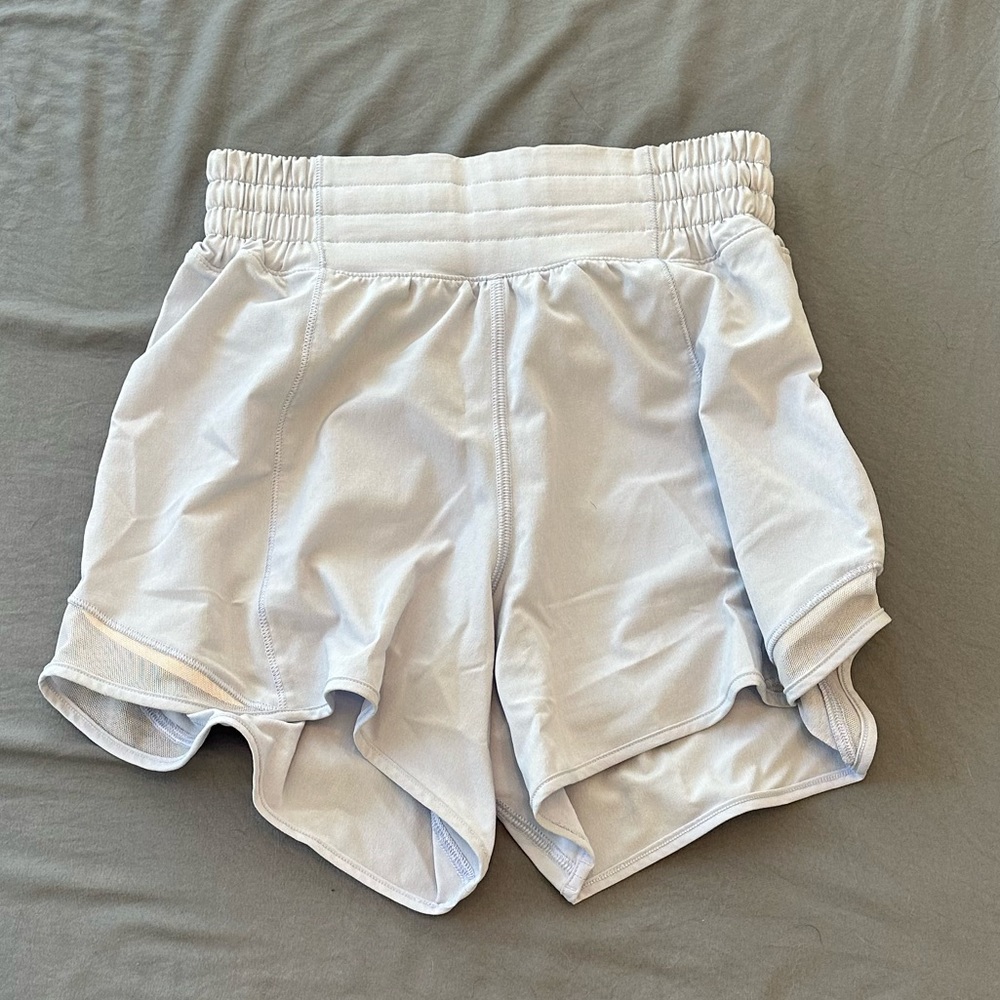 Women's Light Blue Athletic Shorts - Lightweight Performance